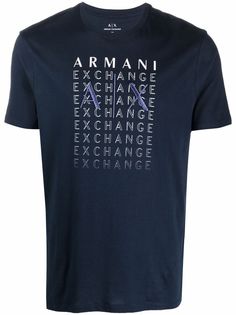 Armani Exchange футболка с логотипом