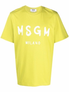 MSGM футболка с логотипом