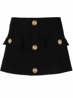 Balmain юбка мини А-силуэта