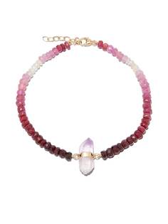 JIA JIA браслет из желтого золота с рубинами