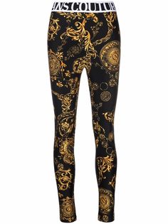 Versace Jeans Couture легинсы с принтом Regalia Baroque