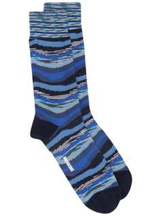 Missoni носки в стиле колор-блок с абстрактным узором
