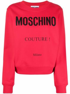 Moschino толстовка с логотипом