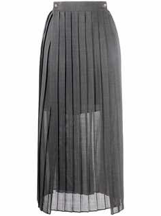 Brunello Cucinelli плиссированная юбка миди