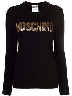 Moschino джемпер с 3D логотипом