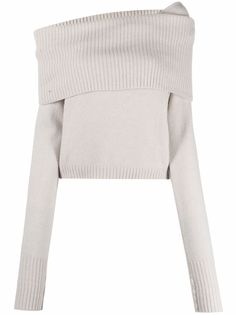 Federica Tosi шерстяной свитер с открытыми плечами