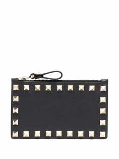 Valentino Garavani картхолдер Rockstud на молнии