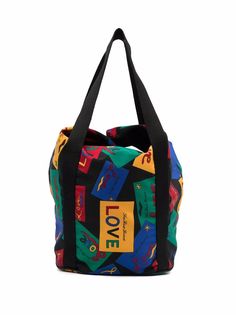 Yves Saint Laurent Pre-Owned сумка-тоут 1980-х годов с нашивкой Love