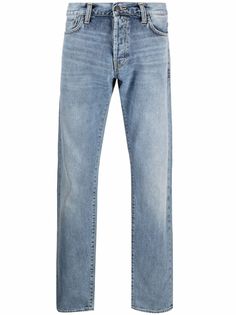 Carhartt WIP джинсы с эффектом потертости и нашивкой-логотипом