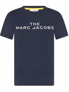 The Marc Jacobs Kids футболка с контрастной строчкой и логотипом