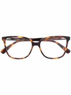 Longchamp tortoiseshell square-frame glasses