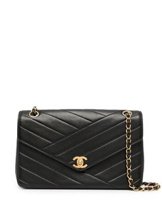 Chanel Pre-Owned сумка на плечо Bias Stitch Classic Flap 1997-го года