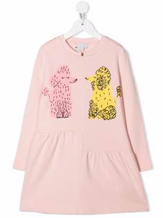 Stella McCartney Kids платье с принтом Doodle Poodles