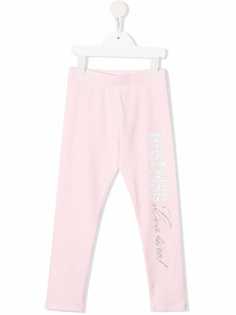 Moschino Kids легинсы с логотипом