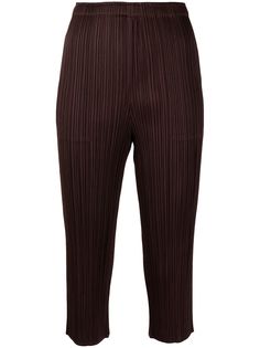 Pleats Please Issey Miyake укороченные брюки со складками