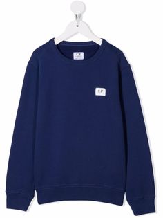 C.P. Company Kids толстовка с нашивкой-логотипом