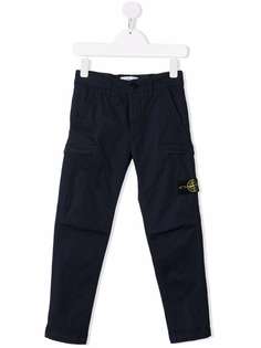 Stone Island Junior прямые брюки карго