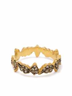 Cathy Waterman кольцо Acorn из желтого золота с бриллиантами