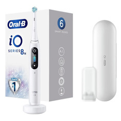 Электрическая зубная щетка Oral-B iO Series 8/iOM8.1A1.1BD WT, цвет: белый [80349101]