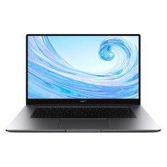 Ноутбук HUAWEI MateBook D 15 BoD-WDH9, 15.6", IPS, Intel Core i5 1135G7 2.4ГГц, 8ГБ, 512ГБ SSD, Intel Iris Xe graphics , Windows 10, 53011QQC, серый