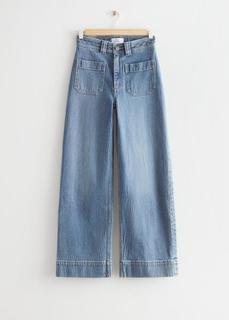 Широкие укороченные джинсы & Other Stories