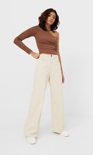 Stradivarius Топ Асимметричного Кроя Multicolor Xl