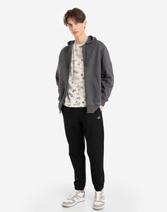 Чёрные джинсы Jogger из твила Gloria Jeans