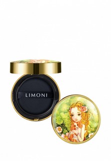 Кушон для лица Limoni тональный флюид All Stay Cover SPF 35 PA++, Puppy Princess, 02 Medium