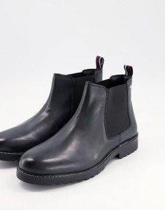 Черные массивные ботинки челси Ben Sherman-Черный цвет