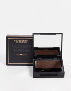 Набор для бровей Revolution – Glossy (Dark)-Brunette