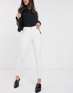 Кремово-белые джинсы из переработанного смесового хлопка Topshop Jamie-Белый