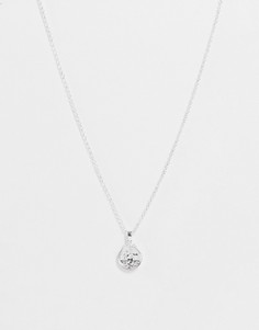 Серебристое ожерелье с подвеской «Святой Христофор» Chained & Able-Серебристый