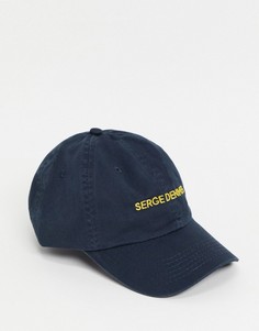Темно-синяя кепка с логотипом Serge DeNimes-Темно-синий
