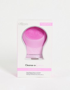 Ультразвуковая силиконовая щеточка-массажер для очищения лица Skin Chemists-Розовый цвет