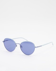 Солнцезащитные очки-авиаторы Moschino Love-Голубой