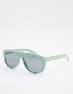 Солнцезащитные очки с линзами в круглой оправе Marc Jacobs 492/S-Зеленый цвет