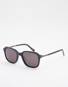 Солнцезащитные очки с квадратными стеклами Fossil 2095/G/S-Черный цвет