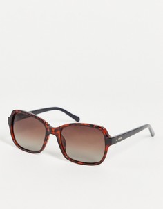 Солнцезащитные очки с квадратными стеклами Fossil 3095/S-Черный цвет