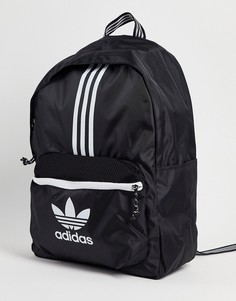 Черный рюкзак с тремя полосками adidas Originals adicolor-Черный цвет
