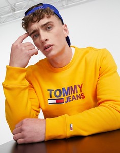 Оранжевый свитшот с логотипом с эффектом омбре Tommy Jeans-Оранжевый цвет