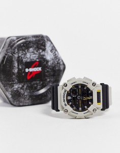 Бежевые часы в стиле унисекс с силиконовым ремешком Casio G Shock GA900HC-Светло-бежевый цвет