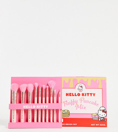 Набор из 10 кистей для макияжа с дизайном оладьев Spectrum x ASOS Exclusive Hello Kitty-Разноцветный