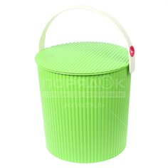 Ведро пластиковое, 10 л, с крышкой Стул салатовое