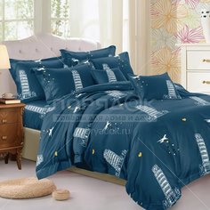 Постельное белье 2-сп, Cleo, полисатин, пр200х220, 2н70х70, п175х215, 20/036-AC