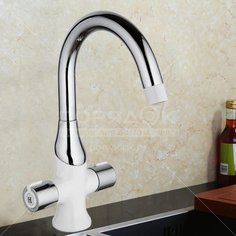 Смеситель для кухни Gappo G4049 белый