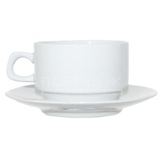 Чайная пара из фарфора Дулевский Фарфор 093842, 250 мл