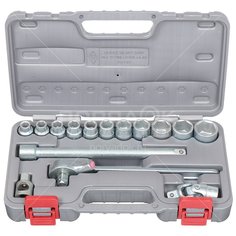 Набор слесарных инструментов НИЗ, №2, 2761-20, 6-гранные, кейс, 16 шт