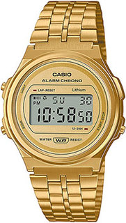 Японские наручные мужские часы Casio A171WEG-9AEF. Коллекция Vintage