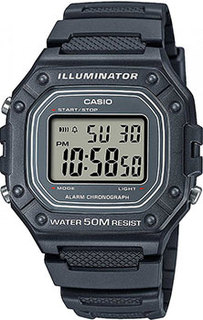 Японские наручные мужские часы Casio W-218H-8A. Коллекция Digital