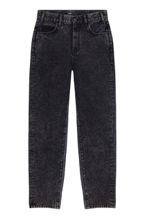 Укороченные джинсы черного цвета Maje